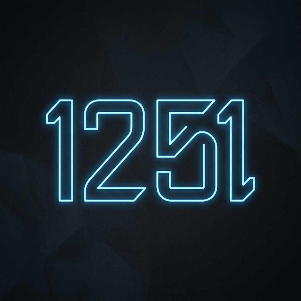 1251 Ambigram